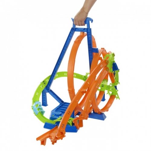 Трек "Гигантская петля "Невероятные столкновения"" Hot Wheels