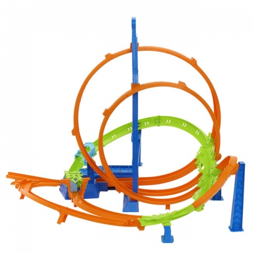 Трек "Гигантская петля "Невероятные столкновения"" Hot Wheels