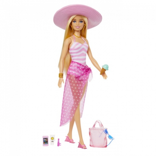 Набор с куклой Barbie "Пляжная прогулка" Barbie