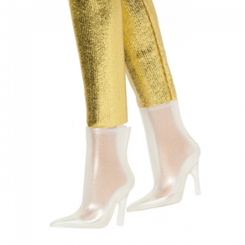 Лялька Barbie "Модниця" в золотистому комбінезоні