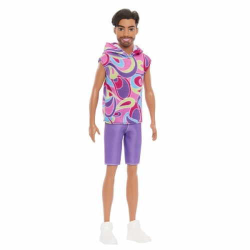 Кукла Кен "Модник" в винтажном тоске с коротким рукавом Barbie