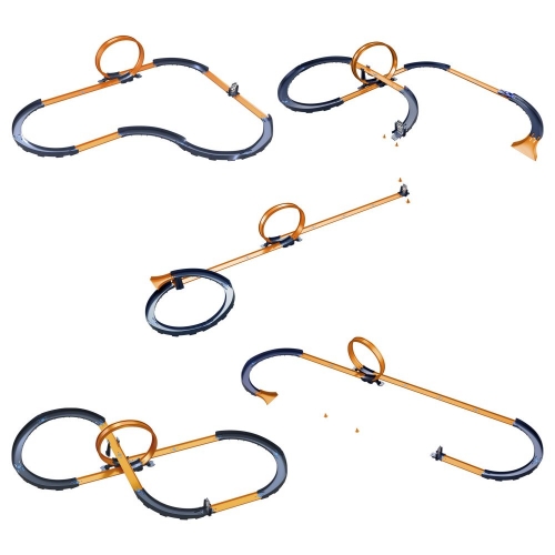 Трековый набор с машинкой 1:64 на радиоуправлении «Вызов скорости» HOT WHEELS®