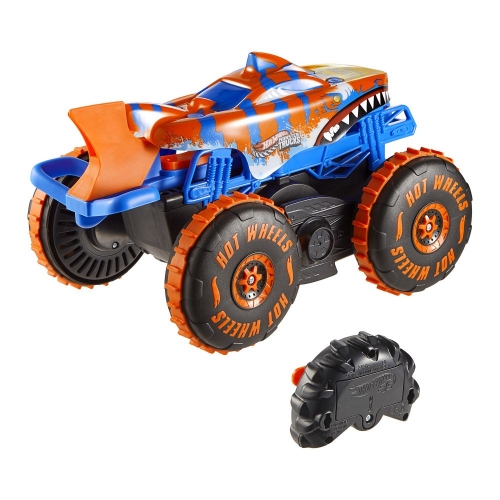 Збільшена машинка-позашляховик 1:15 на радіокеруванні «Tiger Shark Climber» Hot Wheels® Monster Trucks