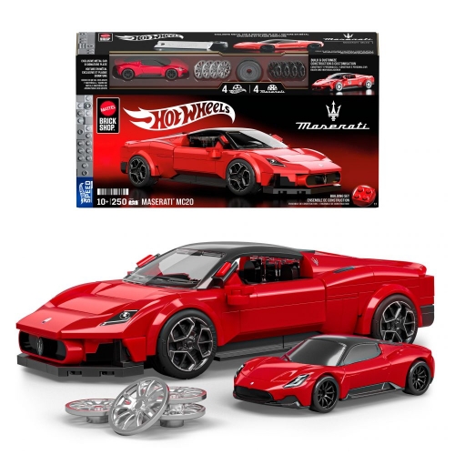Колекційна машинка-конструктор "Maserati" серії "Speed" Mattel Brick Shop, JFR90