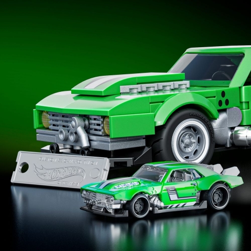 Колекційна машинка-конструктор "Camaro" серії "Speed" Mattel Brick Shop, JFT16