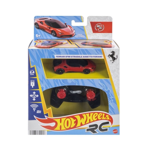 Машинка 1:64 на радіокеруванні «Ferrari SF90 Stradale Assetto Fiorano» Hot Wheels®, JGD09