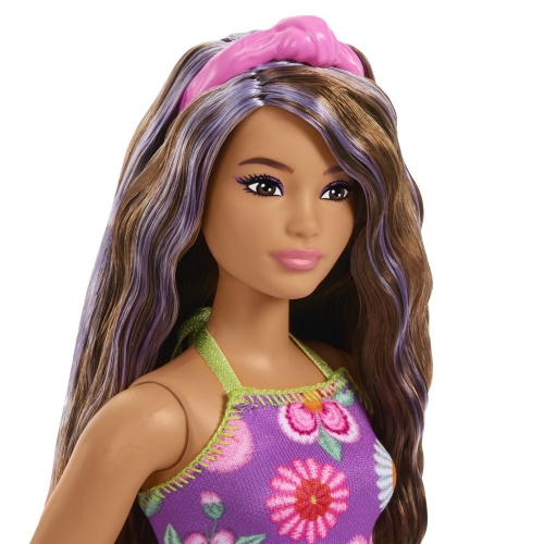 Кукла Barbie "Модница" – яркие цветы