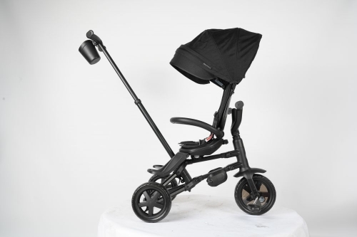 Велосипед складаний триколісний дитячий Nova Niello Black