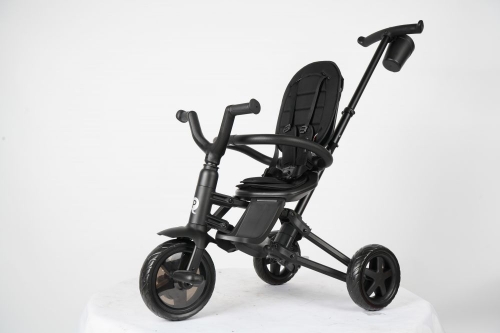 Велосипед складаний триколісний дитячий Nova Niello Black