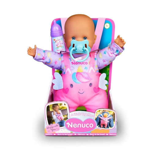 Мягкий пупс Ненуко на прогулке, 35 см