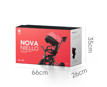Велосипед складаний триколісний дитячий Nova Niello Blue