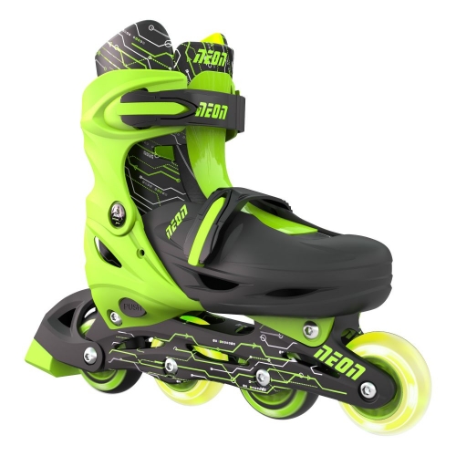 Роликовые коньки Neon Inline Skates Зеленый (Размер 30-33)