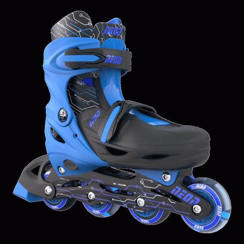 Ролики Neon Combo Skates Синій (Размір 30-33)
