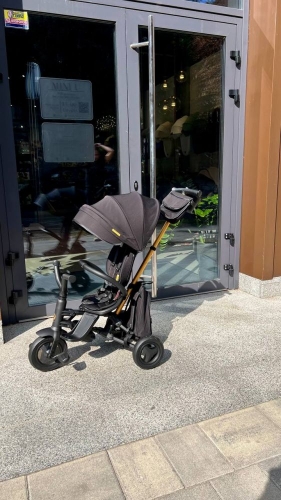 Велосипед складаний триколісний дитячий Nova+ Rubber Exclusive Gold