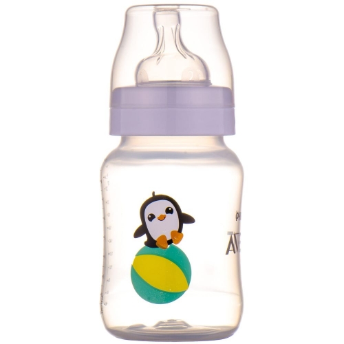 Philips Пляшечка для годування Avent Anti-colic Пінгвін, 260 мл (SCF821/13)