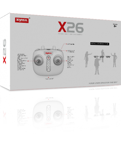 Квадрокоптер з 2,4 ГГц керуванням та функцією розпізнавання перешкод (13,1 cм)