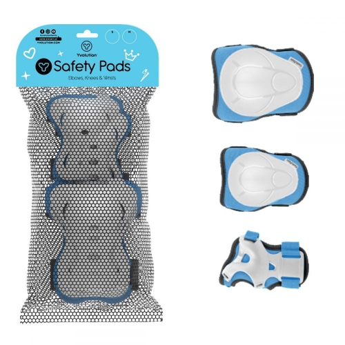 Комплект захисту Yvolution, розмір S, блакитний