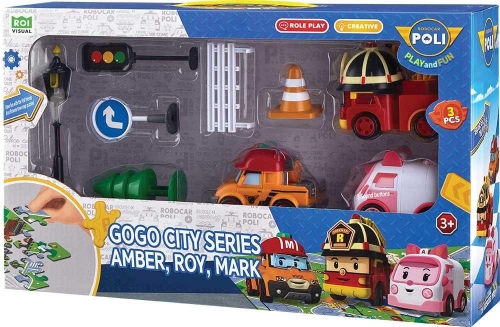 Игровой набор GoGo "Городская серия" (Эмбер, Рой, Марк)