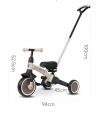 Велосипед з ручкою - біговел Stager 3 в1 Black