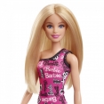 Лялька Barbie "Супер стиль" у брендованій сукні – блондинка