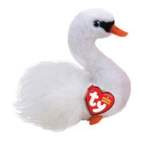 М'яка іграшка TY Beanie Babies 41035 Білий лебідь "Gracie" 15см